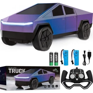 Wiederaufladbare 1:24 Tesla Cyber TruckFernbedienung Auto Spielzeug Geschenk für - Bild 1 von 8