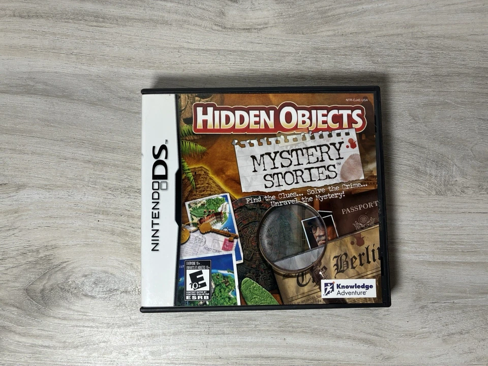 Hidden Objects Mystery Stories (Nintendo DS) Authentic Complete CIB - Image 1 of 3