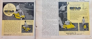1965 Hahn-Eclipse POW-R-BOY & POW-R-PRO Lawnmowers Evansville, IN Ad #1510 - Picture 1 of 1