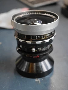 Schneider Super-Angulon 121mm f/8 cover 5x4 5x7 alcuni dicono 10x8" funzionante ref:2704 - Foto 1 di 21