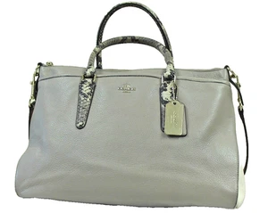 Coach Morgan Color Block Pebble Texture Tan - Authenticated - Bild 1 von 7