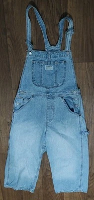 Levi Strauss Two Horse Brand Women's Denim Blue Jean Overalls Size Medium  - Image 1 of 4
