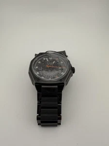 Bulova Mens Watch Precisionist 98D183 Quartz Marc Anthony Diamond Black Steel - Picture 1 of 16