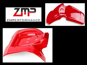 NEW HONDA ATC200X ATC 200X 83 - 85 RED PLASTIC FRONT AND REAR FENDER SET - Bild 1 von 1