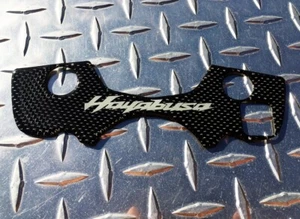 Gen 2 Hayabusa 2008 - 2020 Real Carbon Fibre Yoke / Triple Clamp Pad Protector - Picture 1 of 3