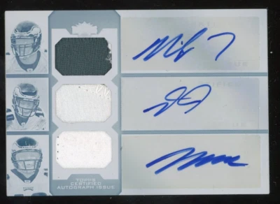 Michael Vick Desean Jackson Maclin 2011 Topps Triple Threads Auto Patch #d 1/1 - Image 1 of 2