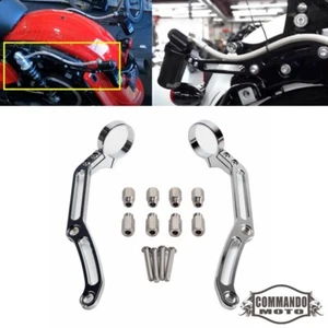 Shock Reservoir Mounts for Harley Touring Bagger 2014-2024 For Legend Revo Shock - Bild 1 von 6