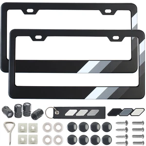 2PCS 3-Color License Plate Frame for 4Runner Toyota with 35 Accessories - Bild 1 von 10