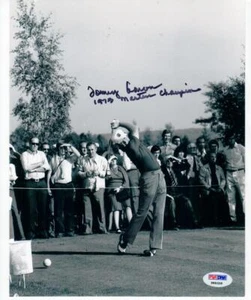 Tommy Aaron 1973 Masters Champion signed 8x10 Golf photo PSA/DNA auto - Picture 1 of 2