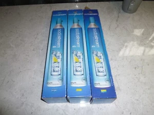 SODA STREAM CO2 CYLINDER 60L 425G X3 BLUE ALL NEW SEALED - Picture 1 of 4