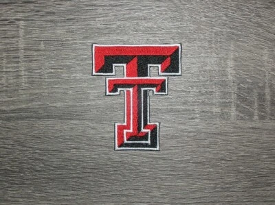 Texas Tech Red Raiders College University Embroidered Iron On Patch 2.5" x 3"