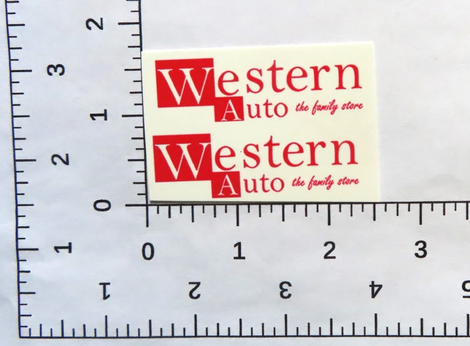 Juego de calcomanías de tobogán acuático para camioneta Structo Western Auto, con seguimiento Foto 1 de 1