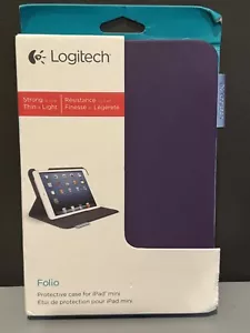 NEW Logitech Folio Protective Case for Ipad Mini (FITS IPAD MINI 1 2 3) NEW - Picture 1 of 4