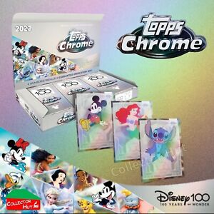 Disney 100 Topps Chrome REFRACTOR Cards 1-100 Pick Singles to Complete Your Set
