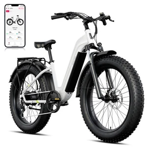 SISIGAD Electric Bike 1200W(Peak) Motor 25 mph 60 Miles 7-Speed Ebike for Adults - Picture 1 of 15