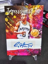 2020-21 Panini Court Kings Avery Johnson Impressionist Ink II-AVJ Pink 4/8!