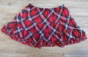 Kids Red Plaid Academia Skirt Size M (10/12) - Picture 1 of 7