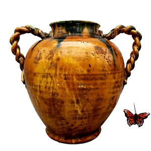 Vaso Anphora Argilla - Artista misterioso e studio grande - Foto 1 di 11