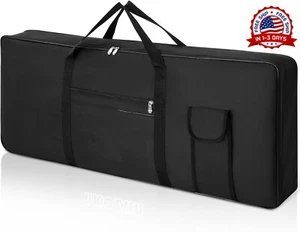 Funda para teclado de 61 teclas, bolsa portátil para teclado de piano eléctrico - Picture 1 of 8
