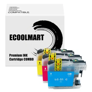 3PK CMY Ink Cartridge fits Brother LC51 MFC-465CN MFC-240C MFC-3360C 5460CN 230C - Picture 1 of 1