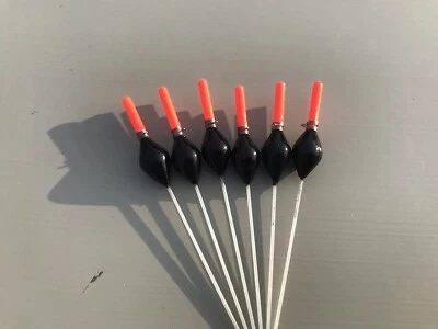 SAXON 6 x Diamantrand Schaumstoff Körper Pole Floats 0,3 g stark 3 mm - Borsten