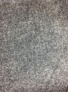 Wool Blend 1.50 Yards Gray Color Pre-owned Fabric - Picture 1 of 5