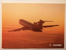 CONDOR EUROPA JET BOEING 727 230 Ansichtskarte Flugzeug Postkarte Airplane AK