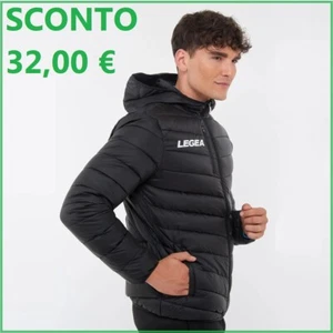 Legea Giubbotto uomo invernale piumino 100 grammi giacca bomber nero da S M L XL - Bild 1 von 7
