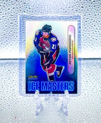 PETER FORSBERG 1999 O-Pee-Chee Chrome #IM9 ICE MASTERS REFRACTOR AVALANCHE HOF - Image 1 of 2