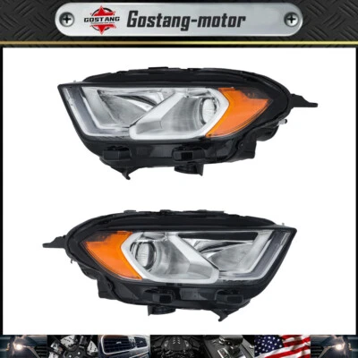 Par de faros LED de repuesto para Ford EcoSport 2018-2023 con lente transparente DRL L+R Foto 1 de 4