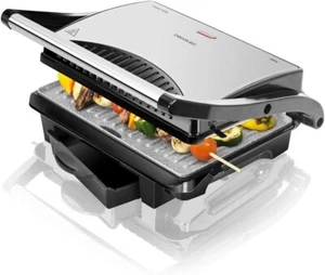 Parrilla Eléctrica 1000W Revestimiento Piedra RockStone Con Cajetín Recogegrasas - Imagen 1 de 4