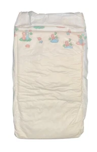 Vintage Kunststoff Pannolini Windeln Größe Large für Babys bis 40 Pfund (importiert) - Bild 1 von 5