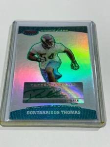 Dontarrious Thomas 2004 Bowman's Best Football Rookie Refractor /499 Auto #175 - Picture 1 of 2