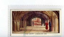 (Jf8647) CHURCHMAN,THE INNS OF COURT,THE CRYPT/AMBULATORY LINCOLNS INN,1922,#17