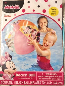 Disney Junior Minnie Beach Ball - 13.5 in. - Free Shipping - New in Package - Picture 1 of 2