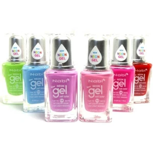 NEW NEON GEL NAIL COLOUR - NO LIGHT NEEDED NG97 NEON BABY PINK - Picture 1 of 3