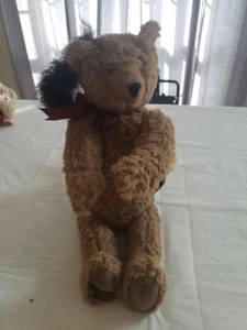 1991 VTG GUND Canterbury Bears England Brown Jointed Teddy Bear, Artist Signed - Picture 1 of 19