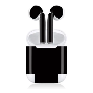 Pellicola decorativa pellicola protettiva Air Pod custodia design pellicole set nero opaco R188-21 - Foto 1 di 6
