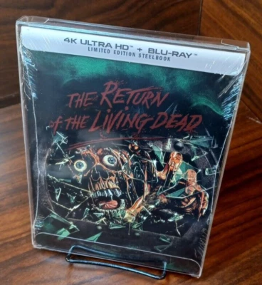 Return Of The Living Dead Steelbook (4K+Blu-ray)NEW-w/PROTECTIVE SLEEVE-Free S&H - Image 1 of 4