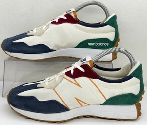 New Balance 327 Patchwork Indigo Green Trainers Shoes Suede US Size 6M GS327HH1 - Picture 1 of 15