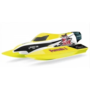 Joysway 8203 Mad Shark V3 F1 barco 2,4G RTR amarillo cepillado - Imagen 1 de 11
