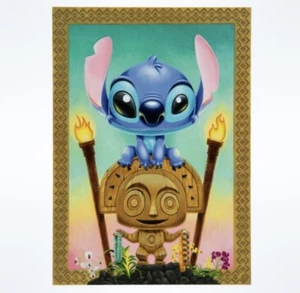 Disney Parks WonderGround Gallery Stitch Hawaii Maui Mischief 5x7 Inch Postcard - Picture 1 of 6