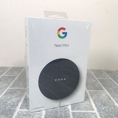 Google Nest Mini (2nd Generation) Smart Speaker Charcoal Brand New Sealed • 25.59€