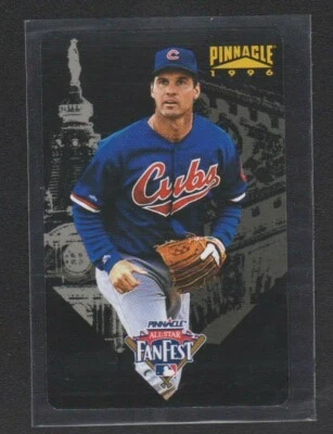 Tarjeta de juego promocional Pinnacle All-Star Fanfest 1996 #12 Ryne Sandberg Cubs Hard Foto 1 de 2