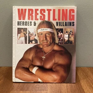 1985 WRESTLING HEROES & VILLAINS Collectible Hardcover Hulk Hogan Andre Giant - Picture 1 of 6
