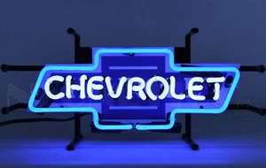 Chevrolet Bowtie Neon Sign - GM - Chevy - Parts - Camaro - Corvette - Dealership - Picture 1 of 1