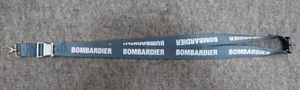 New! LAN-BOM Lanyard with "BOMBARDIER" titles, with mini airline buckle clip - Picture 1 of 3