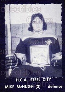 1975-76 HCA Steel City Vacuum #8 Mike McHugh