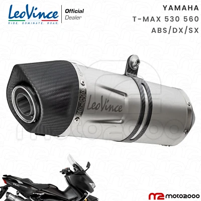 SCARICO MARMITTA COMPLETA LEOVINCE T-MAX TMAX 530/560 2017 - 2021 14342E - Immagine 1 di 4