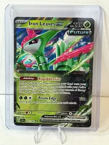 Iron Leaves ex - 025/162 Fuerzas Temporales Doble Pokemon Raro - Casi Nuevo/Como Nuevo - Imagen 1 de 2